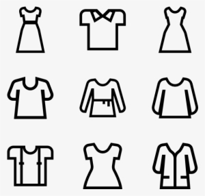 Linear Clothes - Blouse Icon