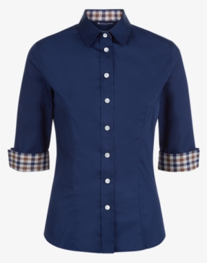 Sadie Club Check Trim Shirt Sadie Club Check Trim Shirt - Shirt