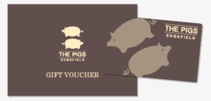 Choose From General Vouchers That Can Be Spent On Food, - Pigs At Edgefield