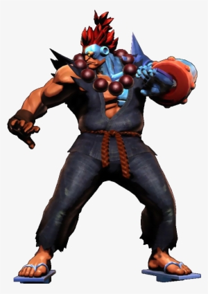 Akuma As He Appears In His Cyber Form From Ultimate - Cyber Akuma Street Fighter