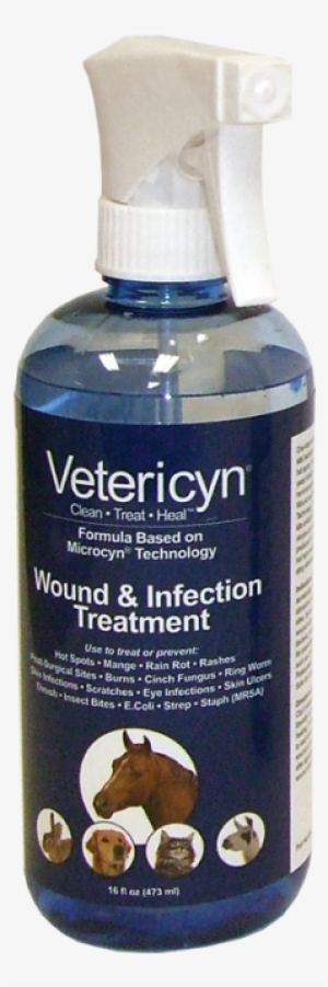 Vetericyn Wound And Infection Spray - Vetericyn Wound & Infection Treatment - 16 Oz Spray