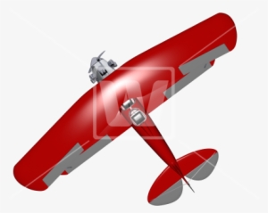 Biplane Top View Png - Top View Of Air Plane