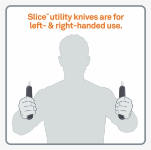 Slice Ceramic Safety Blade Utility Knife For Left And - Illustration