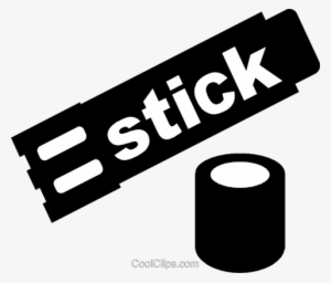 Glue Stick Royalty Free Vector Clip Art Illustration - Etimex