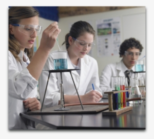 Students In A Science Lab