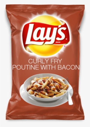 Curly Fry Poutine With Bacon Comida Bebida, Bebidas, - Lays Crab Chips