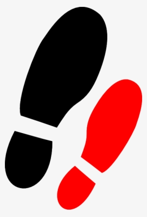 Shoe Print Png Red