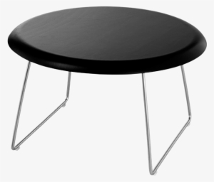 Komplot Lounge Table 8m By Komplot Design In Black - Gubi - Gubi 1.0 3d Round Table Beech Black / Chrome