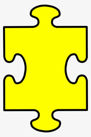 Puzzle Piece Yellow Clip Art At Clker Com Vector Clip - Puzzle Piece Yellow Png