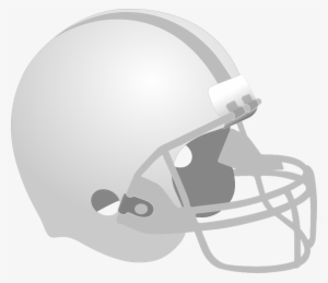 Transparent Background White Football Helmet