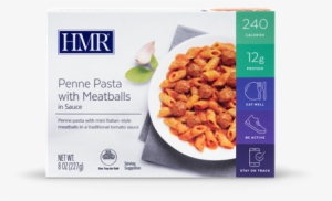 Picture Of Penne Pasta With Meatballs - Hmr Diet