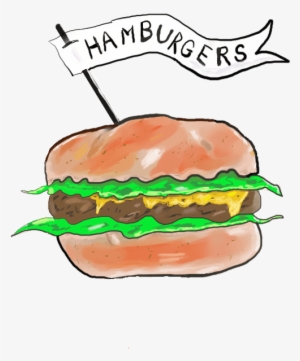 Bbq Clipart Bbq Burger - Illustration