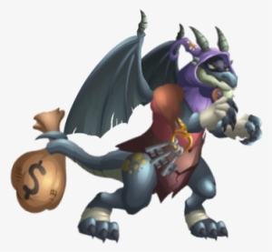 Thief Dragon 3b - Cartoon
