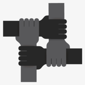 Build Trust - Four Hand Shake Clip Art