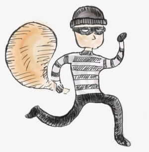 Police Beat Graphic Thief - Illustration
