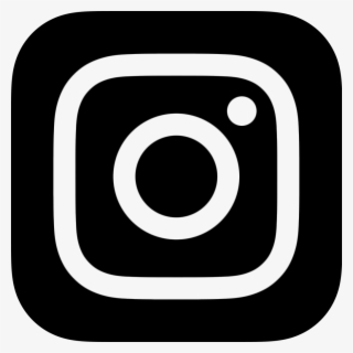 Twitter, Youtube, Cloud Instagram, Facebook - Instagram Logo Wit Zwart