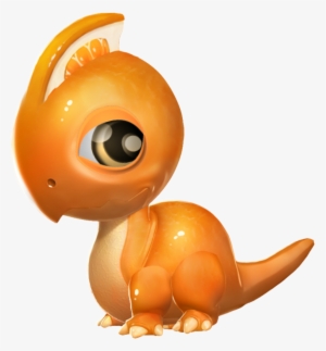 Orange Dragon Baby - Dragon