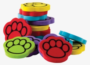 Tcr20643 Foam Paw Print Counters Image