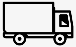 Cargo Truck Facing Right Vector - Truck