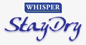 Whisper Stay Dri Logo - Incontinence Pad