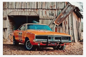 General Lee Canvas Wrap