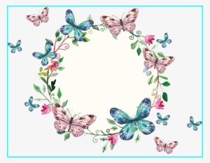 Butterfly Clipart Wreath