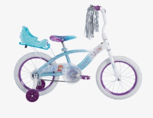 16" Disney Frozen Ez Build Bike With Doll Sleigh, Purple - Bicycle