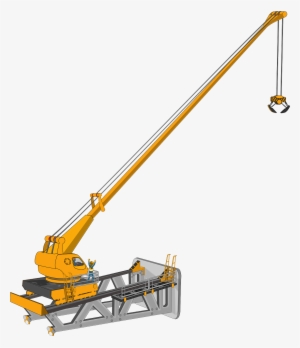 Construction Png Picture - Crane Excavator