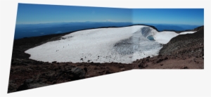 A Combined Panorama Of The Previous Two Photos - Snow