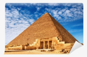 Ancient Egyptian Pyramid Against Blue Sky Wall Mural - Mastaba; Paperback; Editor - Gerd Numitor