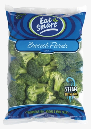 Broccoli Florets Bag - Eat Smart Broccoli & Cauliflower - 12 Oz Bag
