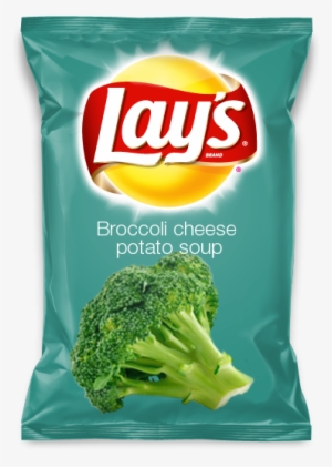 Broccoli Cheese Potato Soup - Lays Grilled Cheese