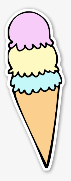 Delicious Sticker Of Ice Cream - Ice Cream Stickers Png