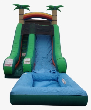 Tropical Splash Water Slide 18 Tall 30l - Inflatable