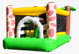 Jungle Obstacle Water Slide - Jumporange Amazing Jungle Water Fall Bounce House