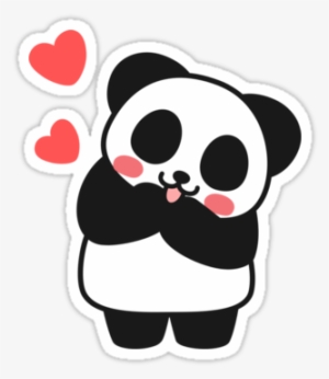 "panda Cute Cute Sticker" Stickers By I Got A Bear - Trick Or Treat Panda