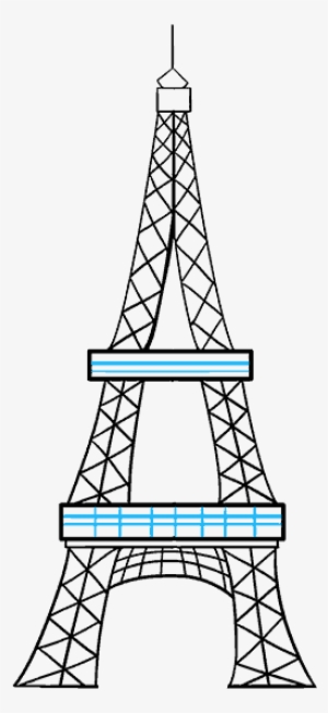 How To Draw Eiffel Tower - Drawing