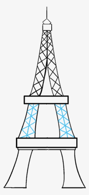 Eiffel Tower Paris Pencil Drawing Sketch 2 Art Print by Fusion Designs - Fy