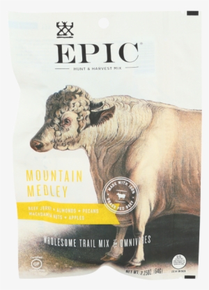 Epic Beef Jerky Mountain Medley Trail Mix Bag-2 - Epic - Hunt & Harvest Mix Mountain Medley - 2.25