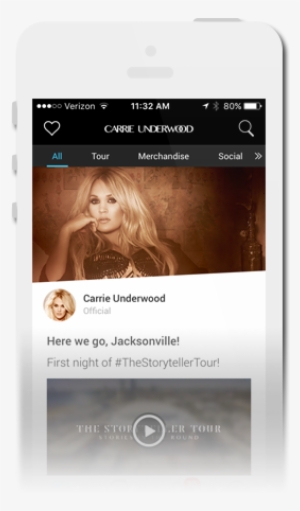 Carrie Underwood Official Mobile App For Iphone & Android