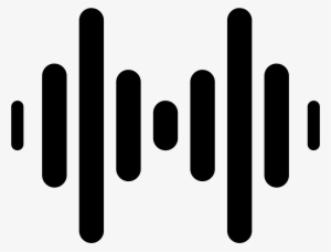 Audio Wave Filled Icon - Audio Signal Png