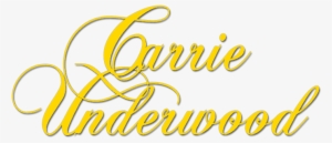Carrie Underwood Yellow Logo - Carrie Underwood Logo