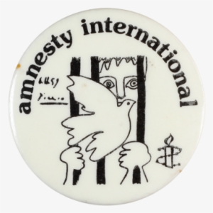 This Badge Was Produced By International Humanitarian - Amnesty International Pablo Picasso