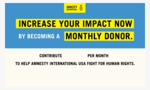 Continue With My Gift - Amnesty Donate