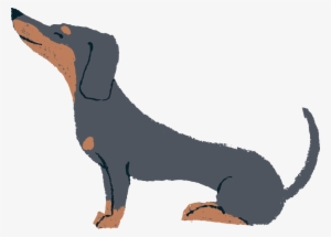 Hand Drawn Cute Cartoon Dog Vector Image - Dog