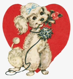 Cute Little Dog Holding A Rose Png - Süßer Welpe Mit Der Rose, Malend Notizblock