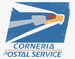 Corneria Postal Service Text Logo Product - United States Postal Service