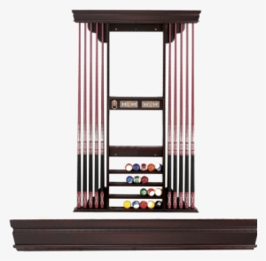 Augusta Deluxe Cue Rack - Pool Table Cabinet
