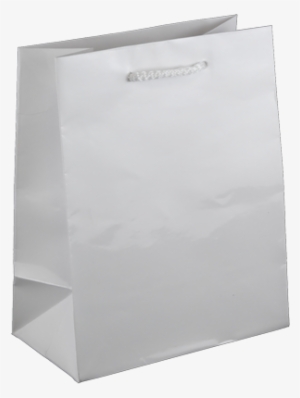 Glossy White Paper Baby - White Glossy Paper Bag