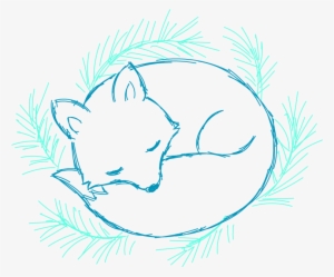 To Draw A Fox Illustration In Adobe Illustrator - 狐狸 黑白